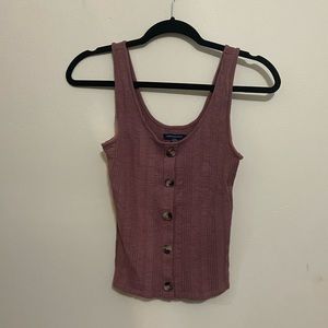 American Eagle Button Up Tank Top